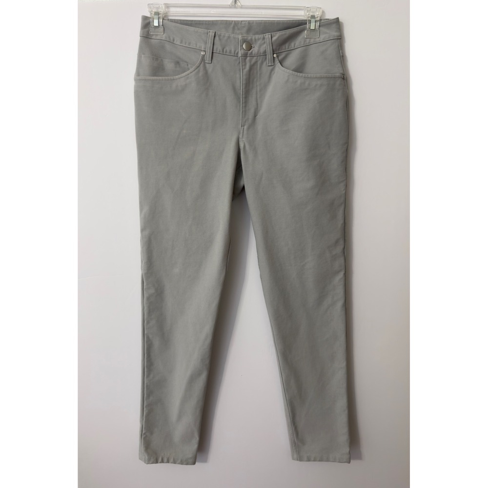 Lululemon Men's ABC Pants Slim Fit Gray Size 31 Tech Stretch Casual Office